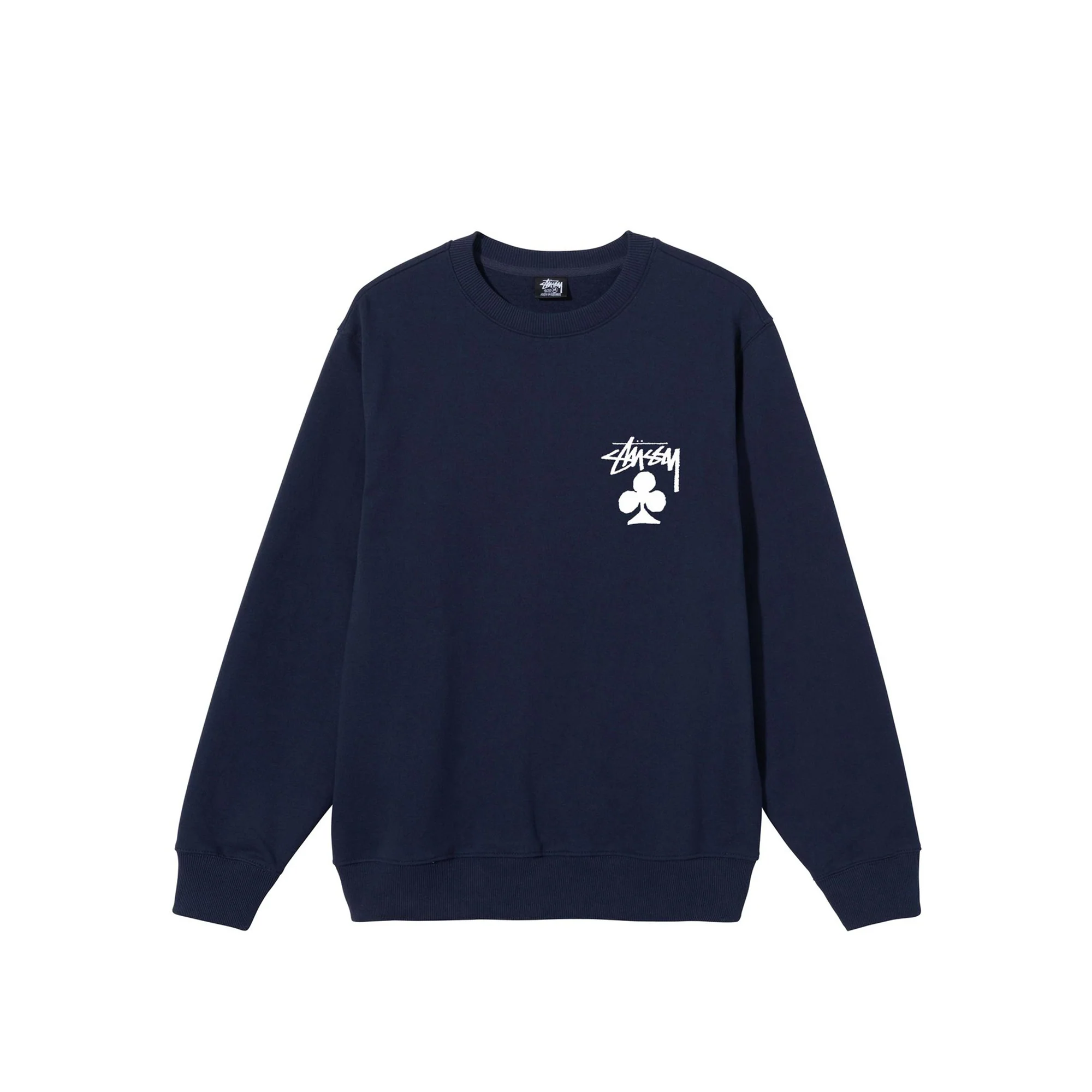 Stussy Mens Club Navy Crew