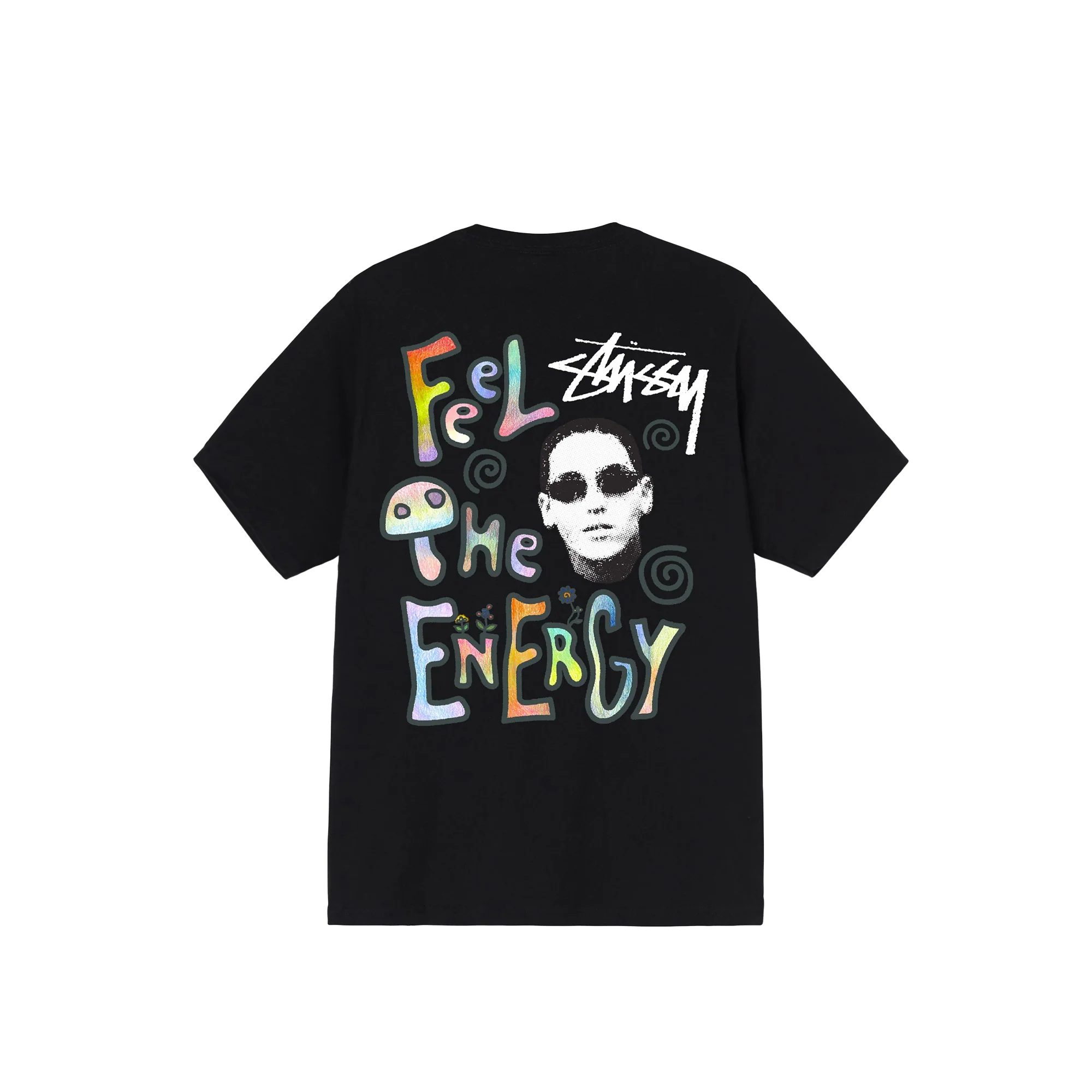 Stussy Mens Engery Tee 'Black' - Image 2