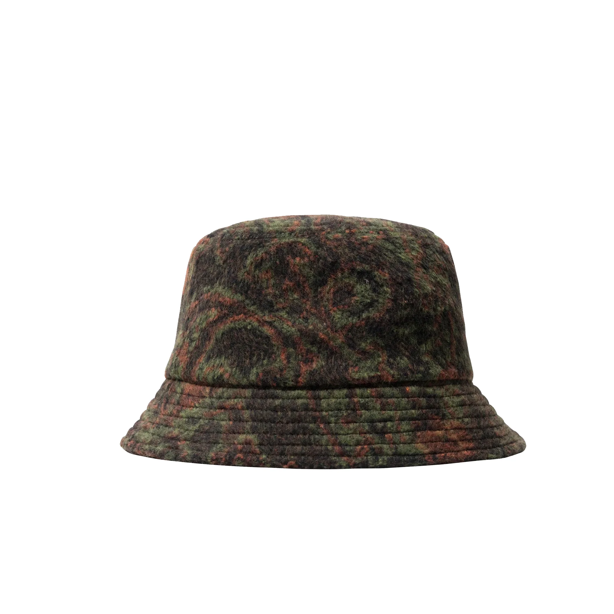 Stussy Mens Psychedelic Deep Bucket Hat 'Green' - Image 2
