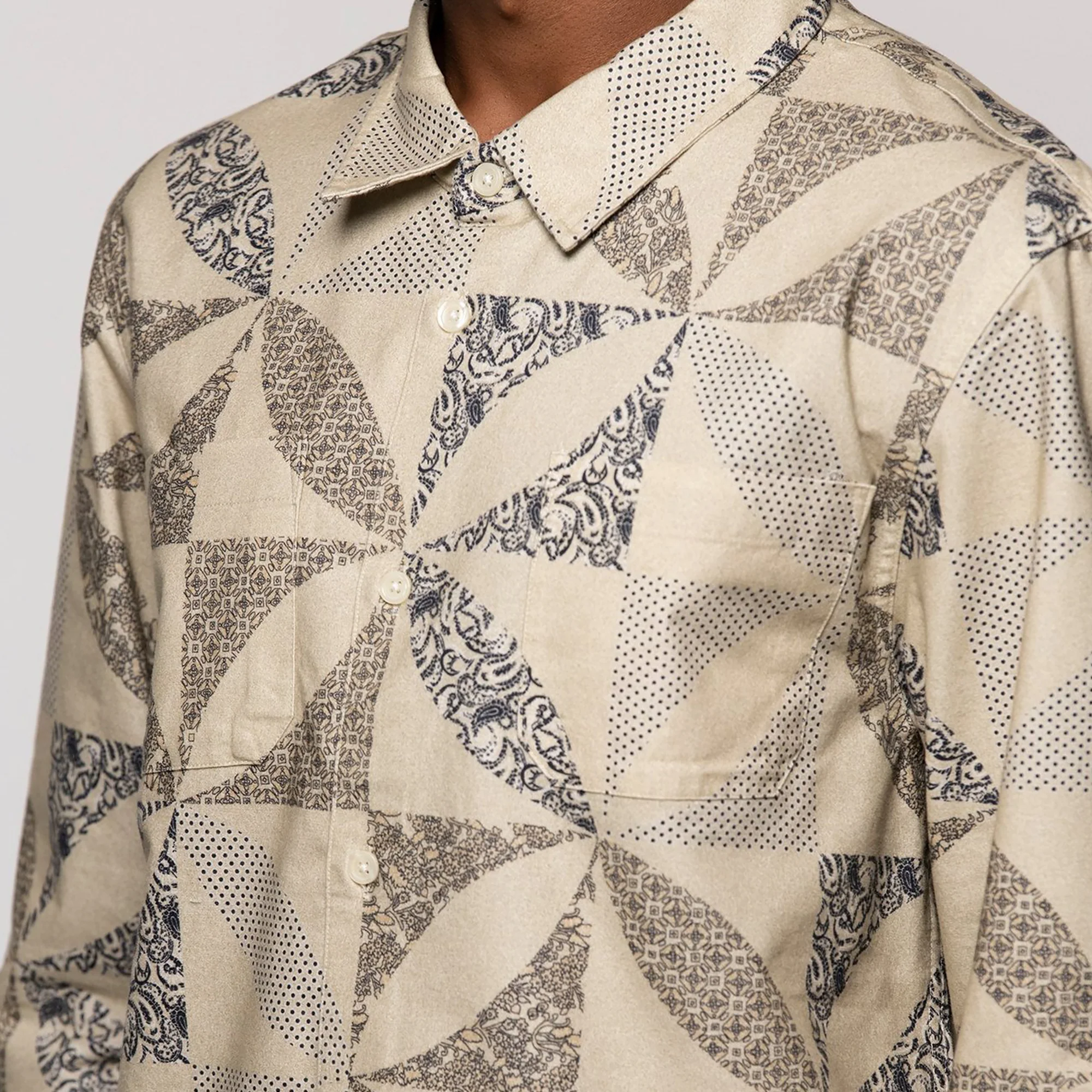 Stussy Quilt Pattern Shirt - Image 4