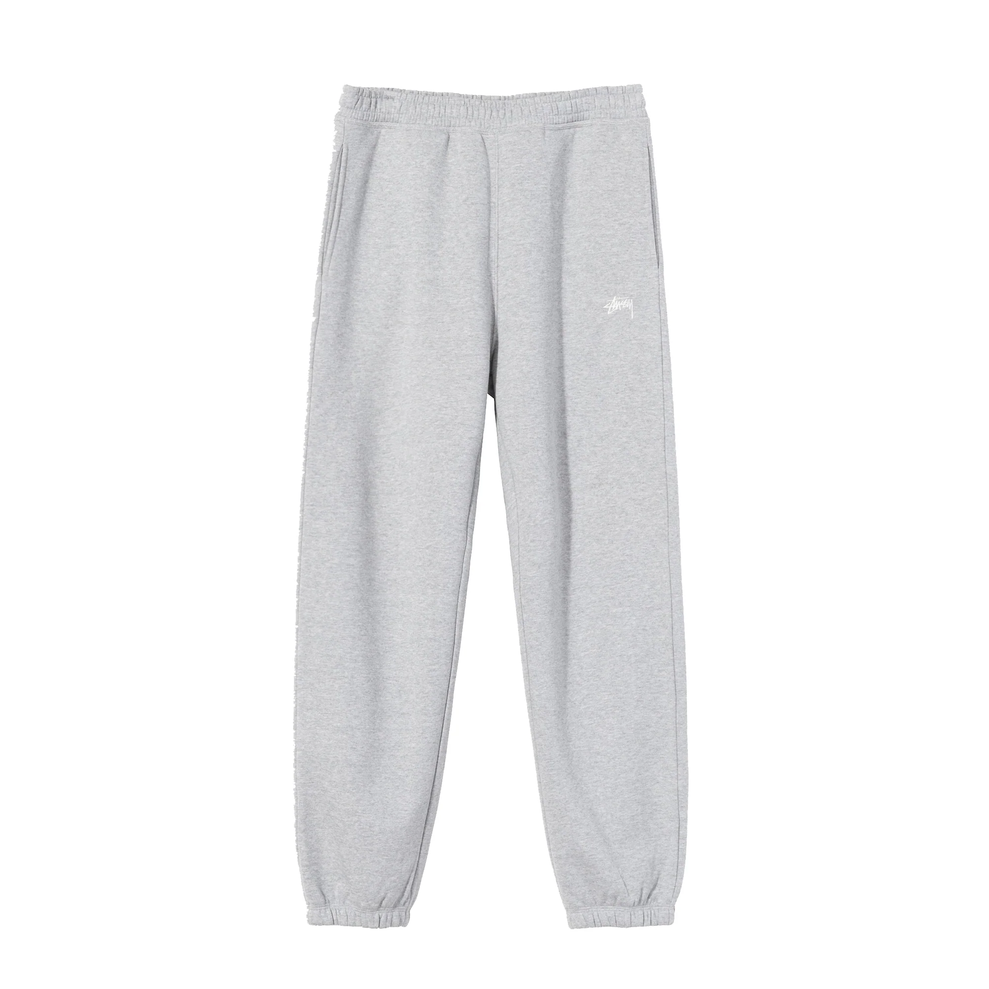 Stussy Mens Stock Logo Pants 'Grey Heather'