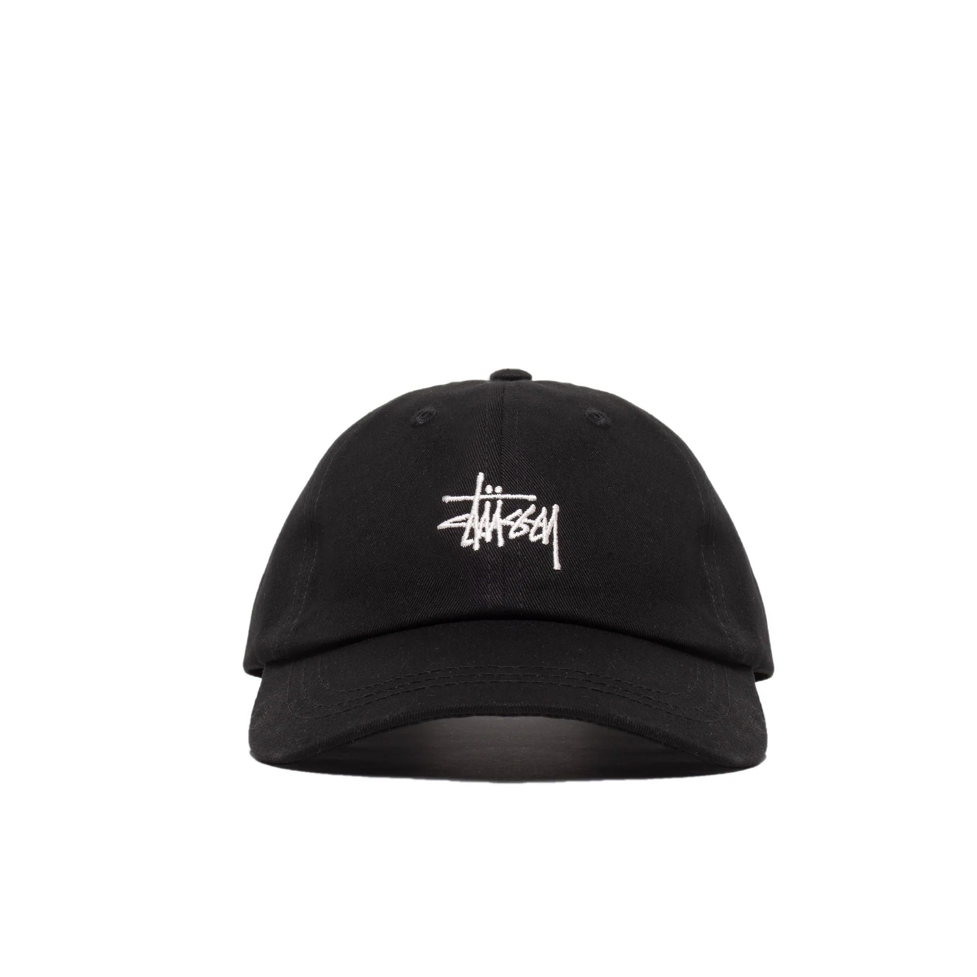 Stussy Mens Stock Low Pro Black Cap