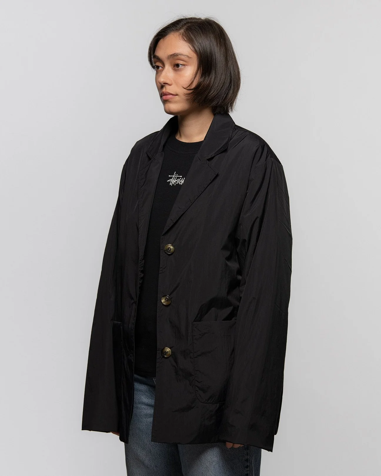 Stussy Light Fill Nylon Sport Jacket - Image 3