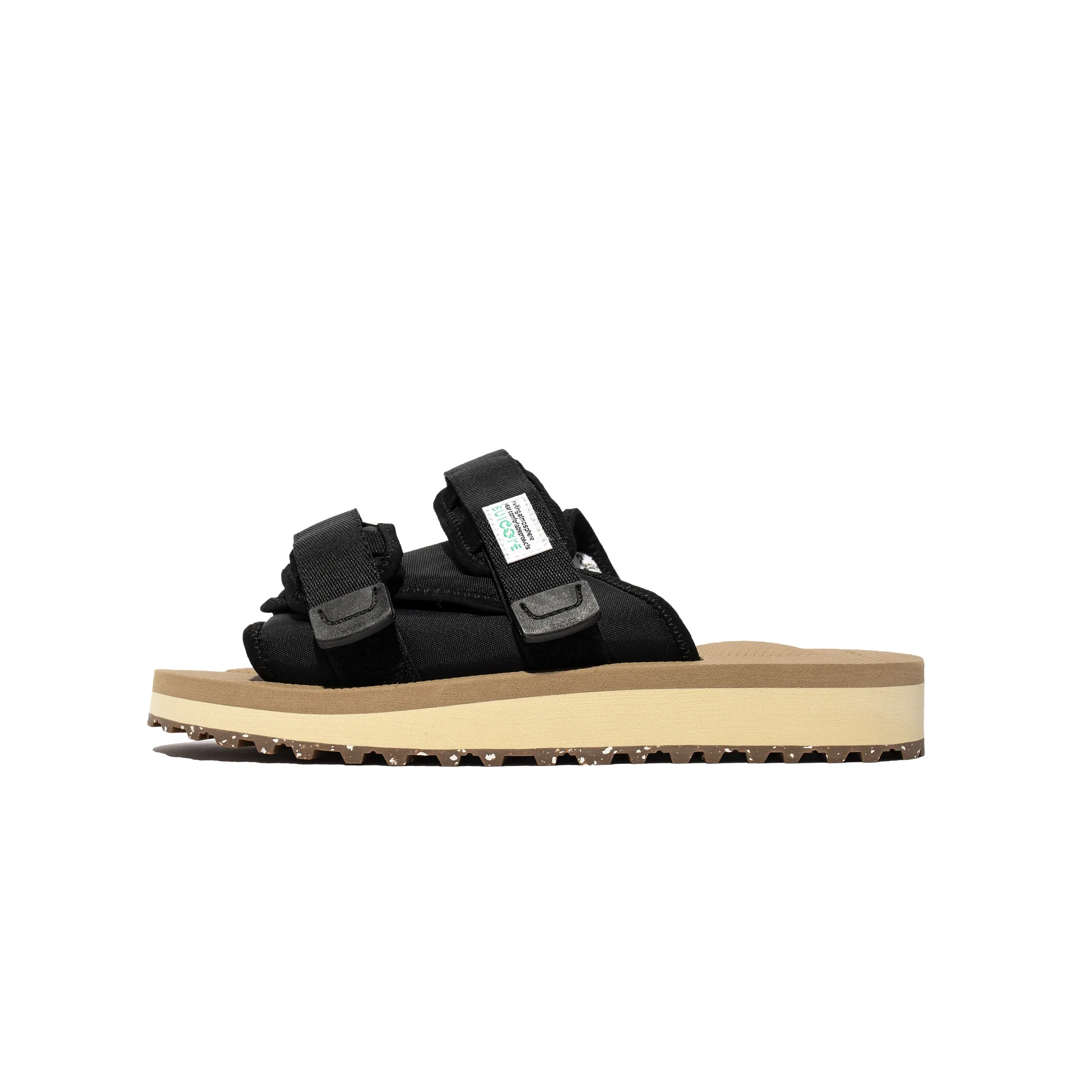 Suicoke MOTO-Cab Eco Sandals Black/Beige