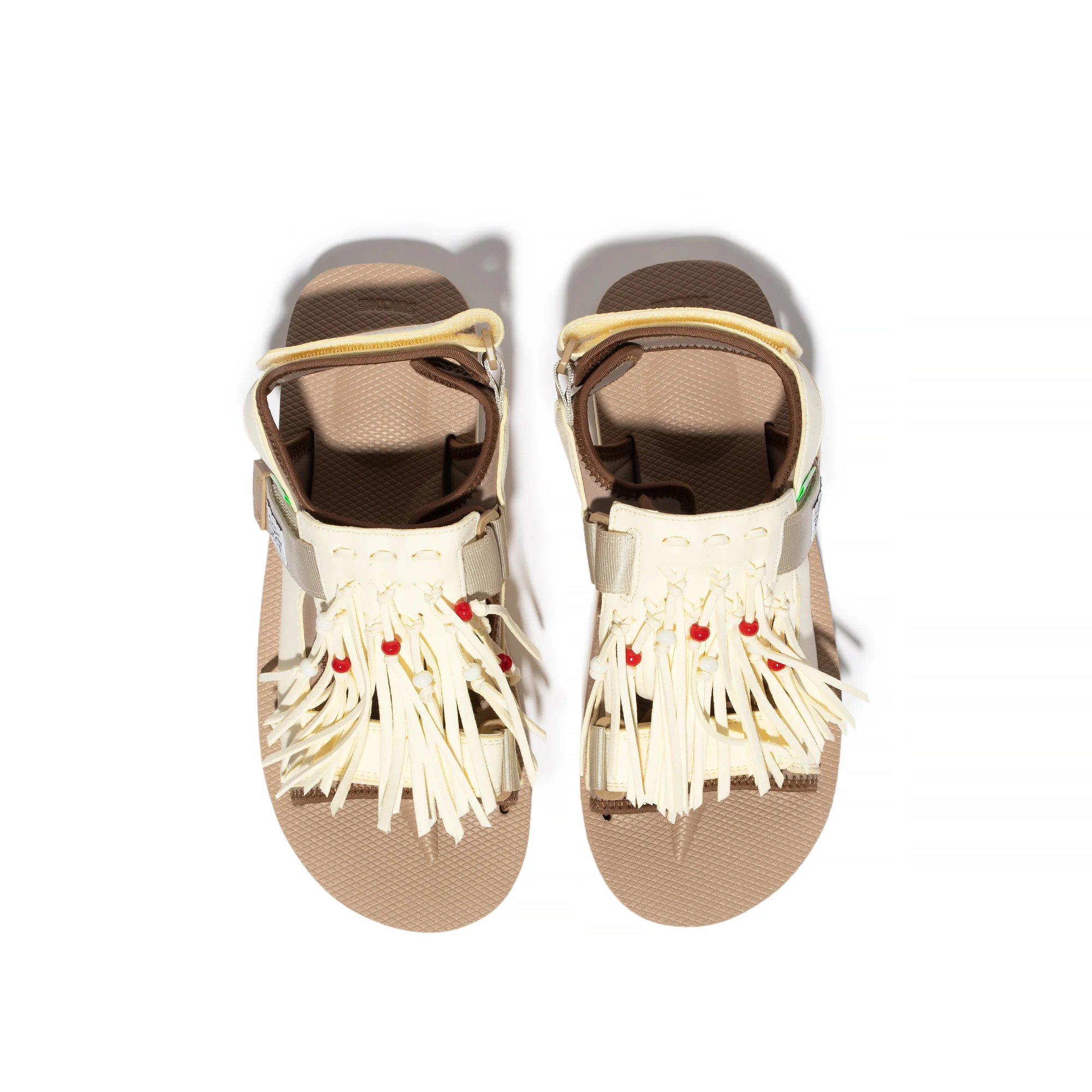 Suicoke WAS-4ab Sandals Off White - Image 4