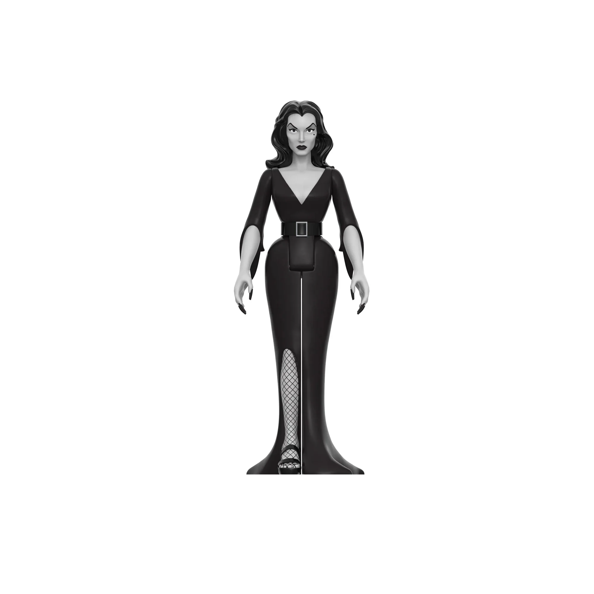 Super7 ReAction Figures Wave 01 - Vampira Plan 9 Grayscale Figure OS - Image 2