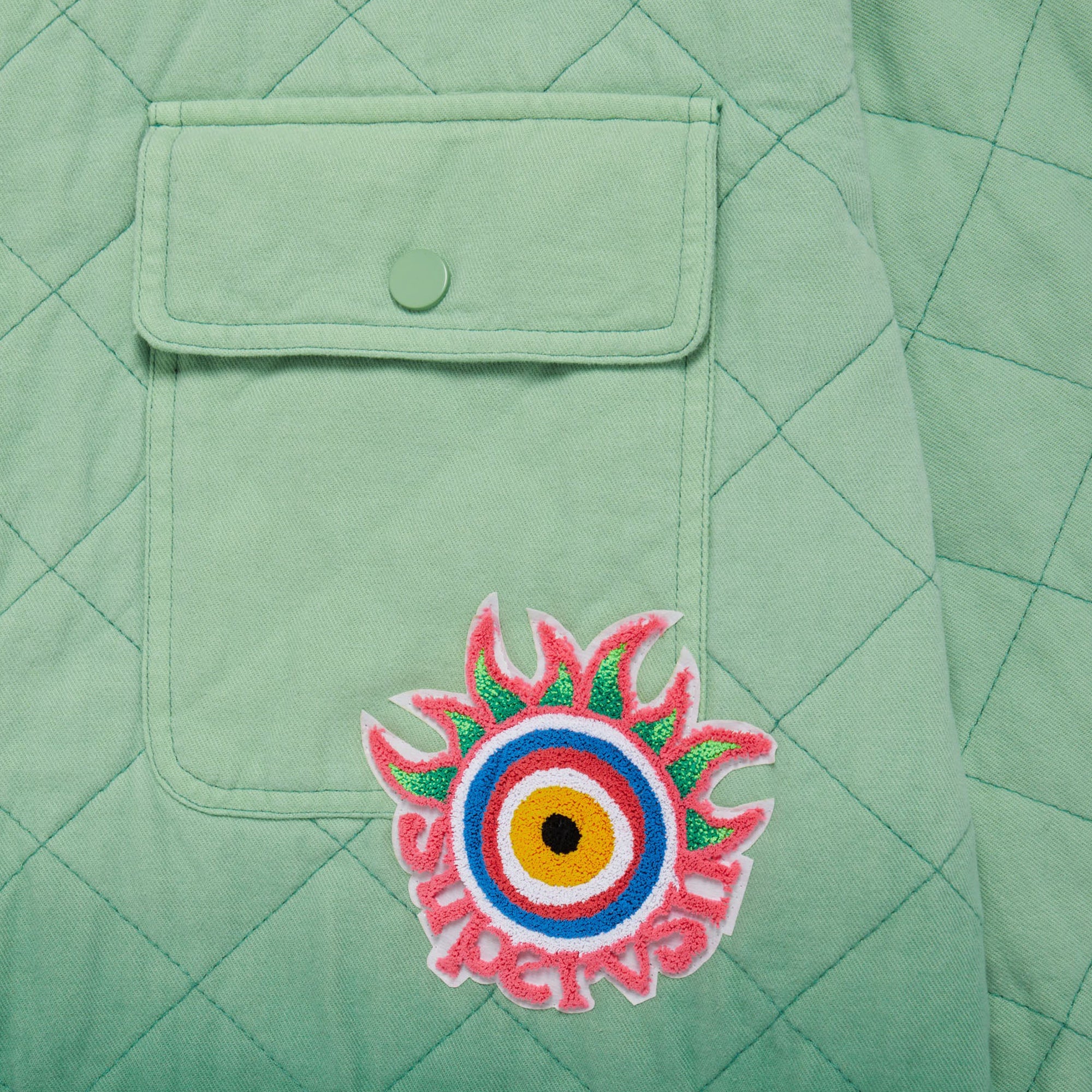 Supervsn Mens Manifest Quilted Over Shirt - Image 3