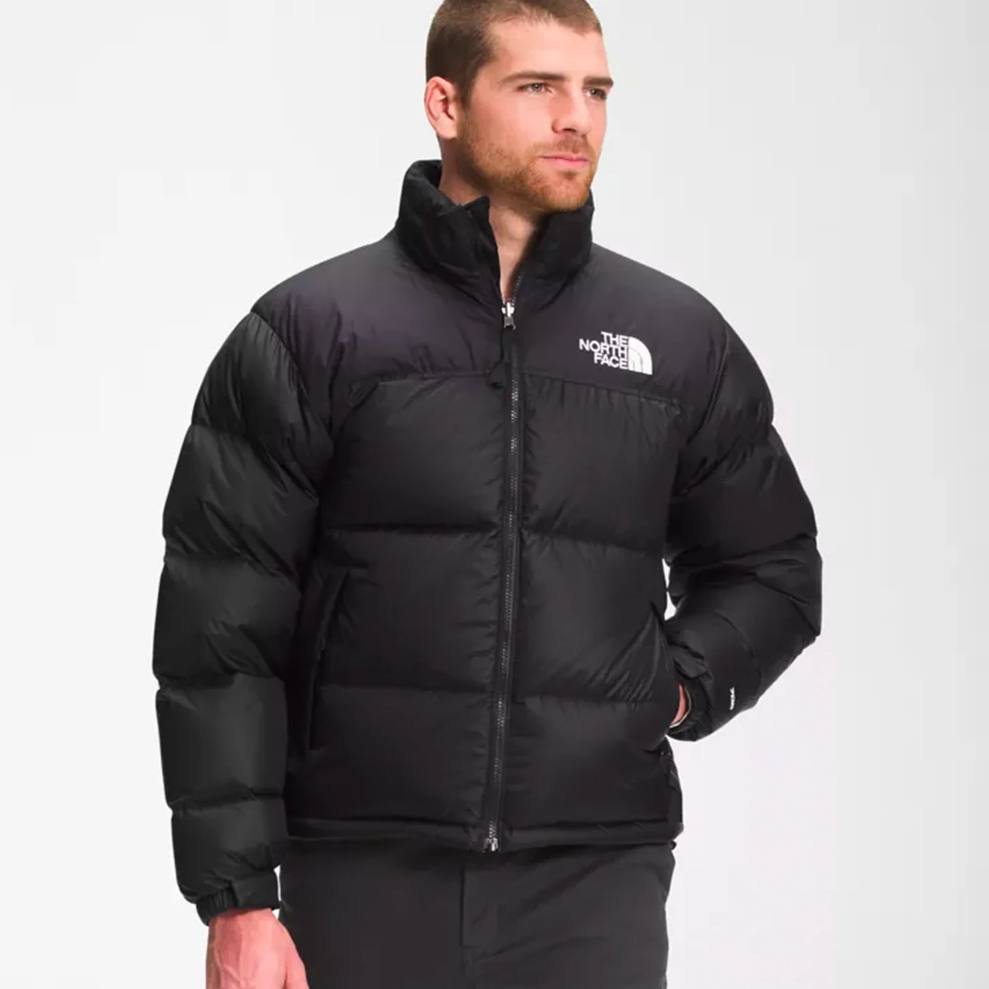 The North Face Mens 1996 Retro Nuptse Jacket Black - Image 2