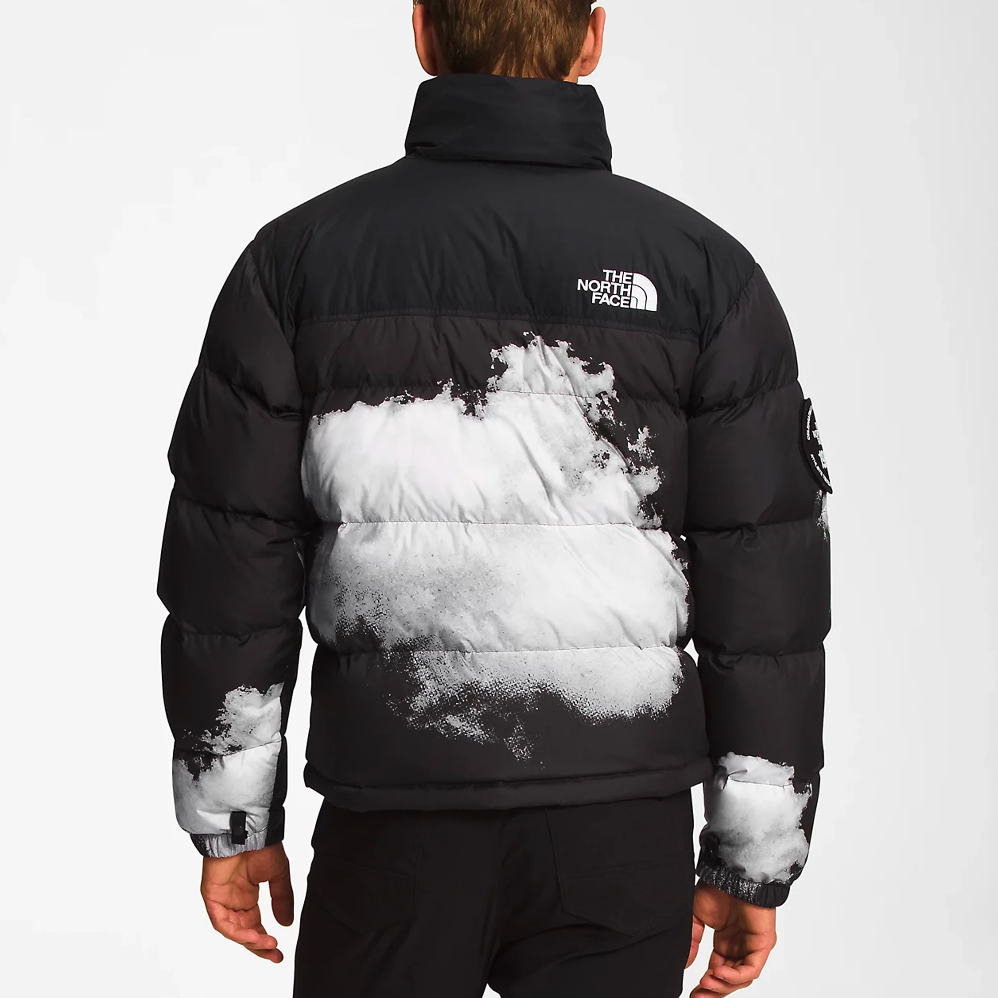 The North Face Mens Print 92 Retro Anniversary Nuptse Jacket - Image 3