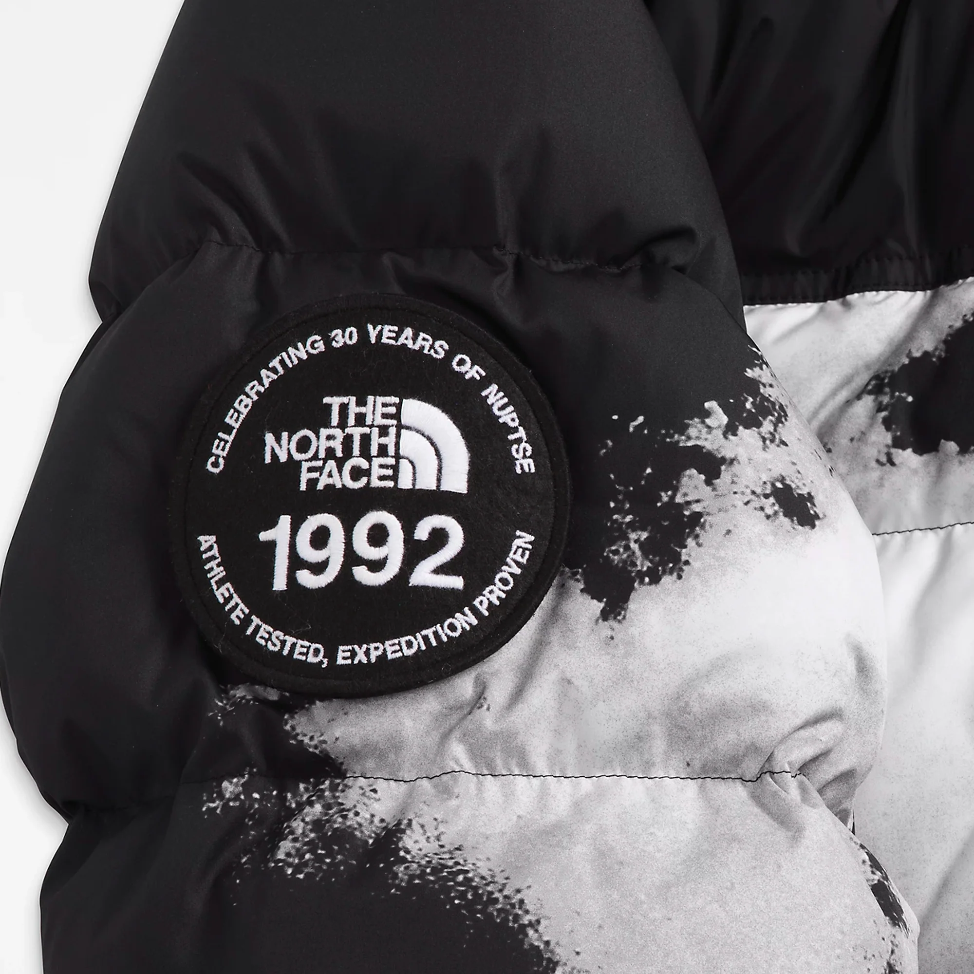 The North Face Mens Print 92 Retro Anniversary Nuptse Jacket - Image 4