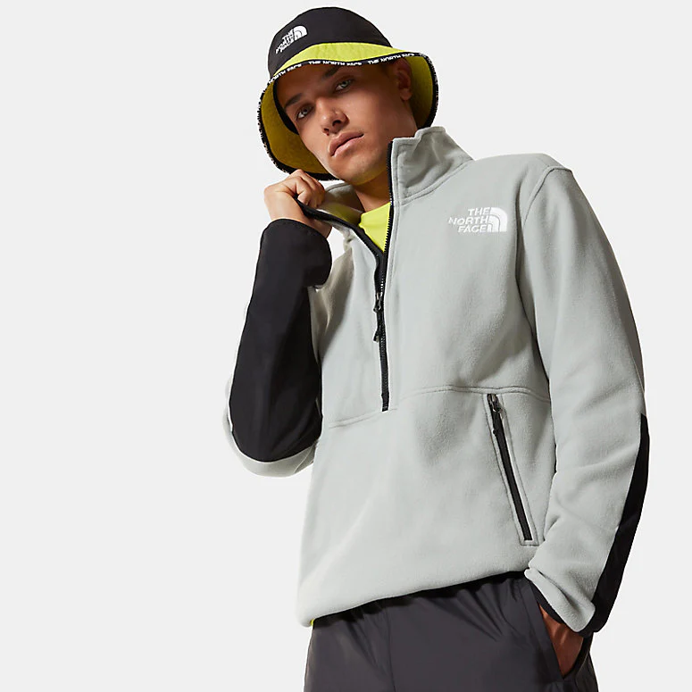 The North Face Mens TKA Katka Fleece Jacket 'Wrought Iron' - Image 3