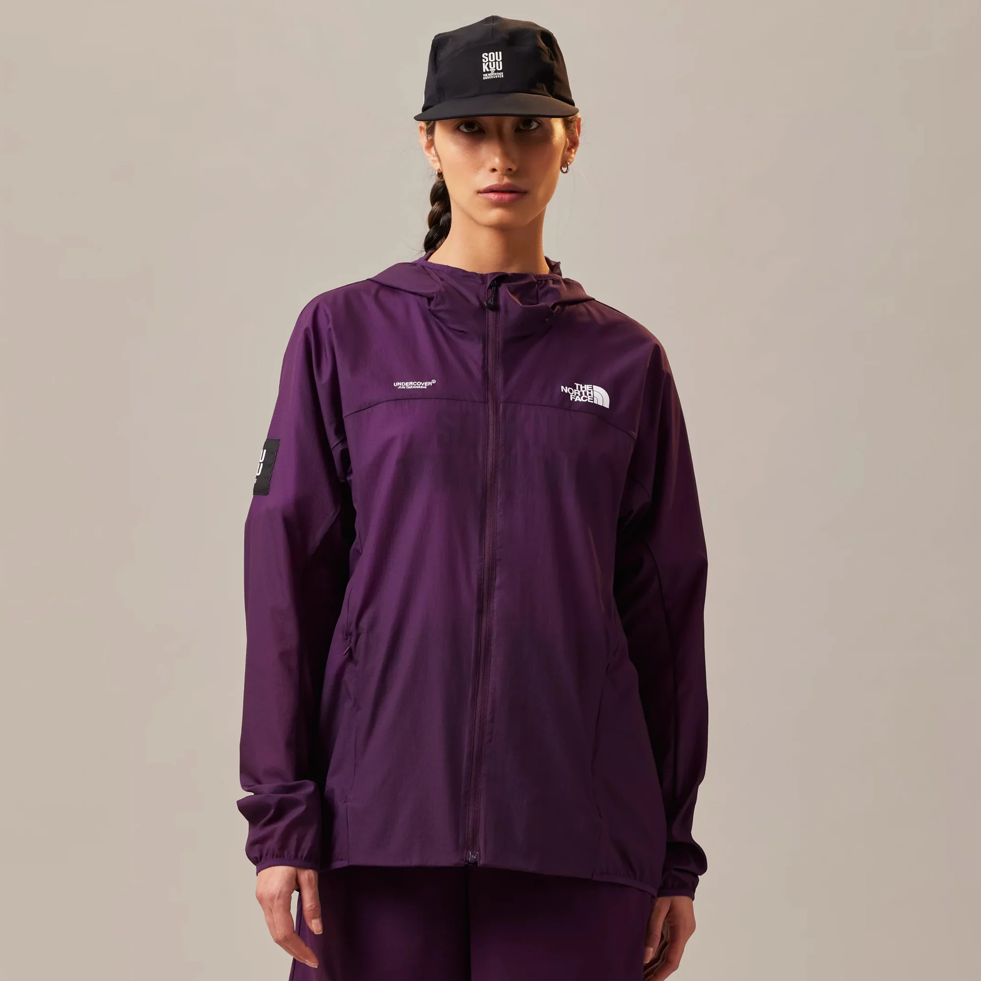 The North Face x Project U Mens Trail Run Packable Wind Jacket - Image 2