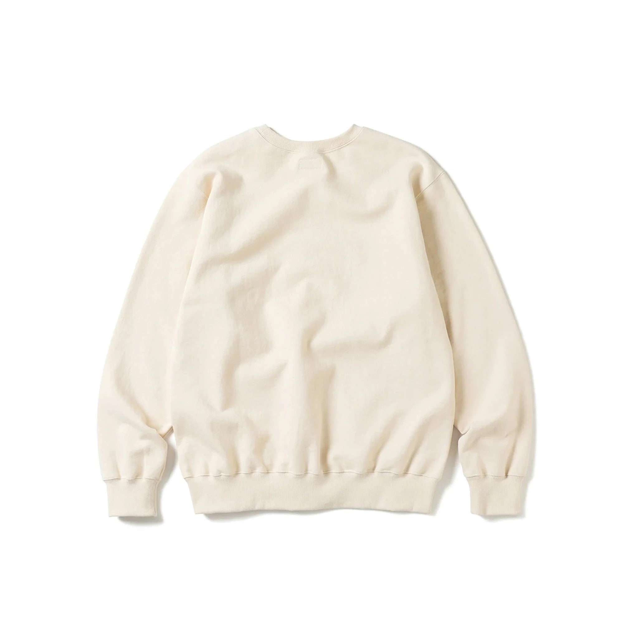 THISISNEVERTHAT Mens Arch-logo Crewneck 'Ivory' - Image 2