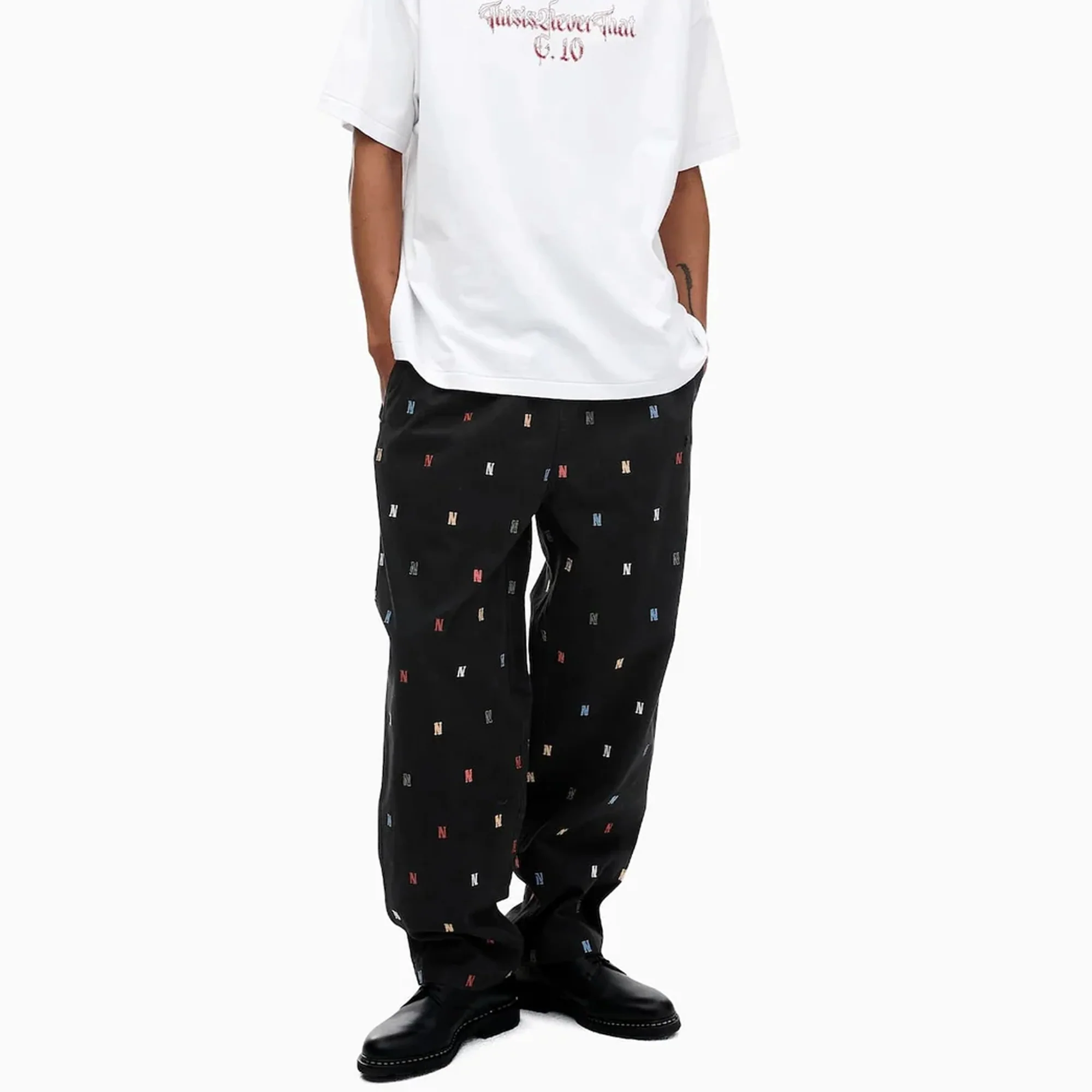 Thisisneverthat Mens Embroidered Easy Pants - Image 2
