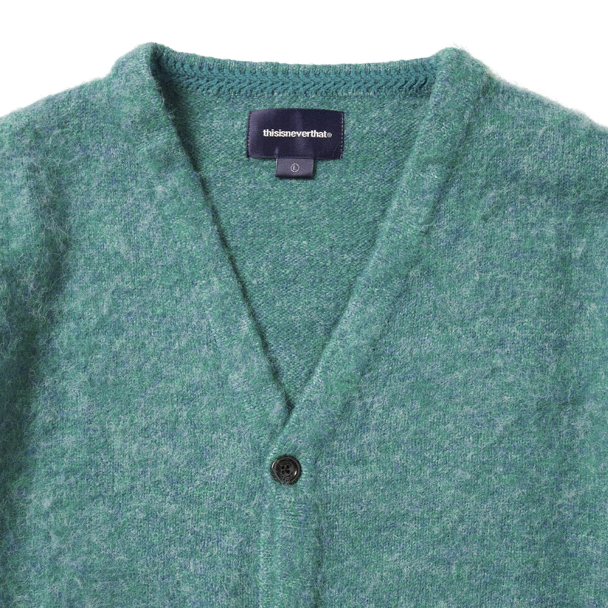 Thisisneverthat Mens Hairy Knit Cardigan - Image 4