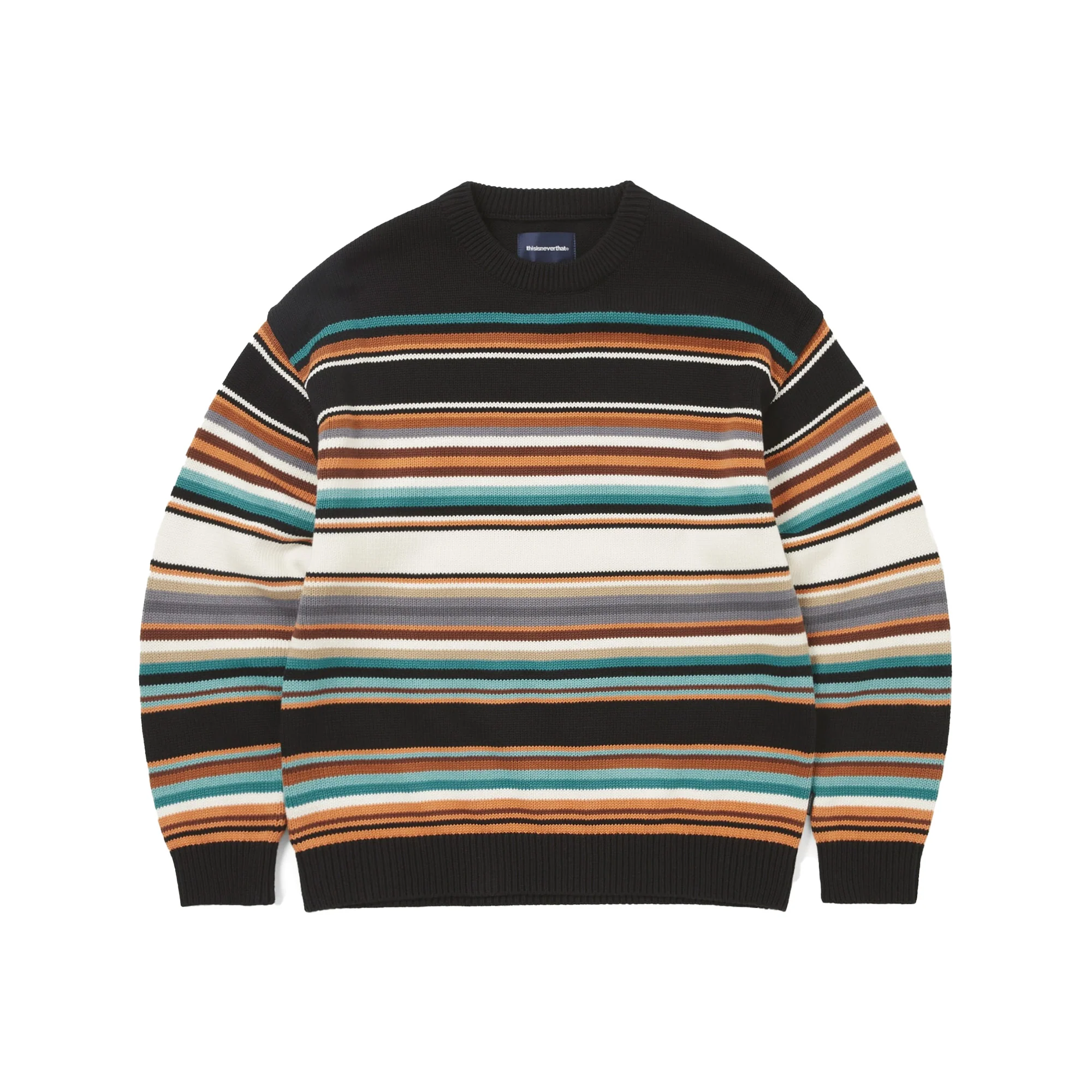 Thisisneverthat Mens Multi Striped Sweater