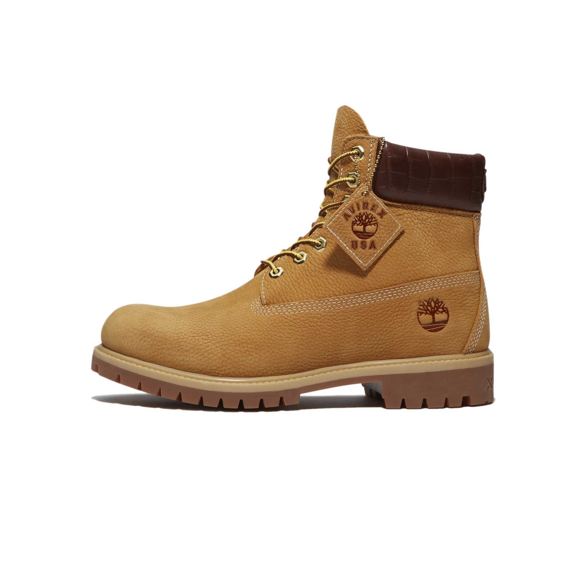 Timberland x Avirex Mens Premium 6 Inch Lace Up Boots