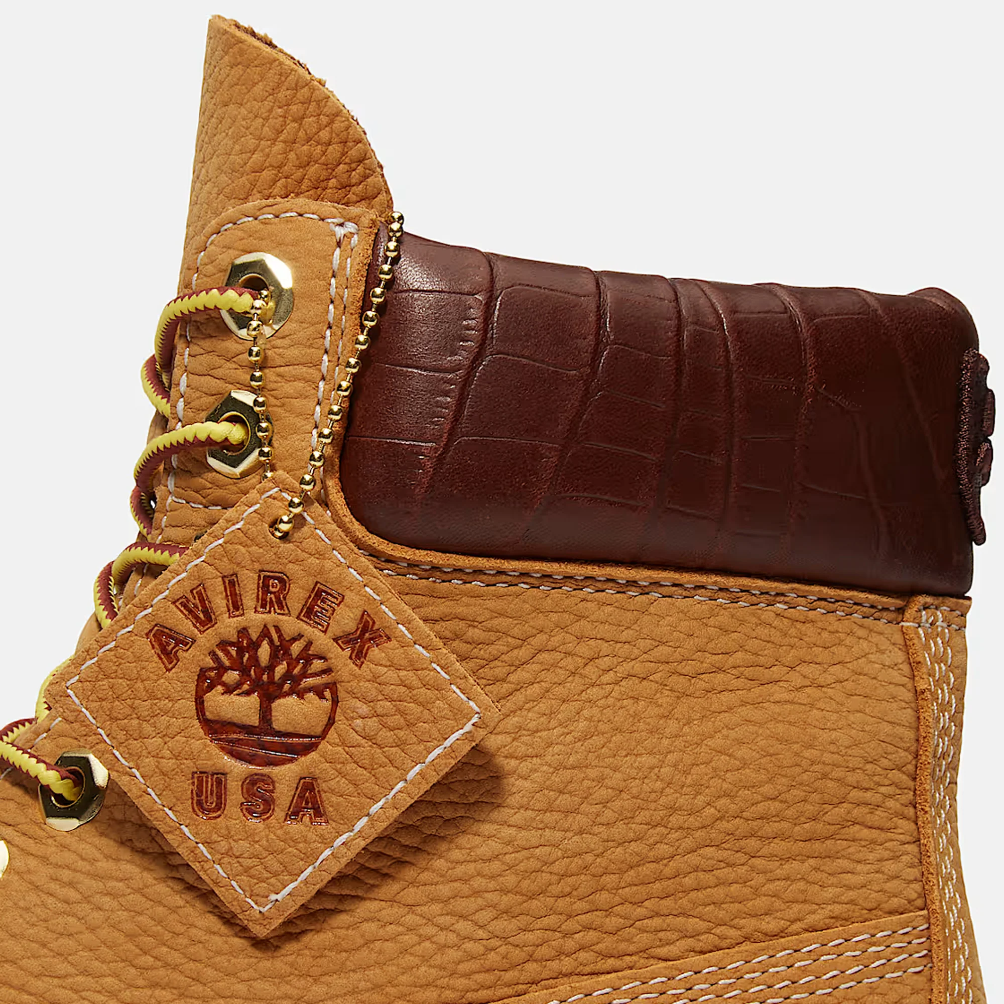 Timberland x Avirex Mens Premium 6 Inch Lace Up Boots - Image 4