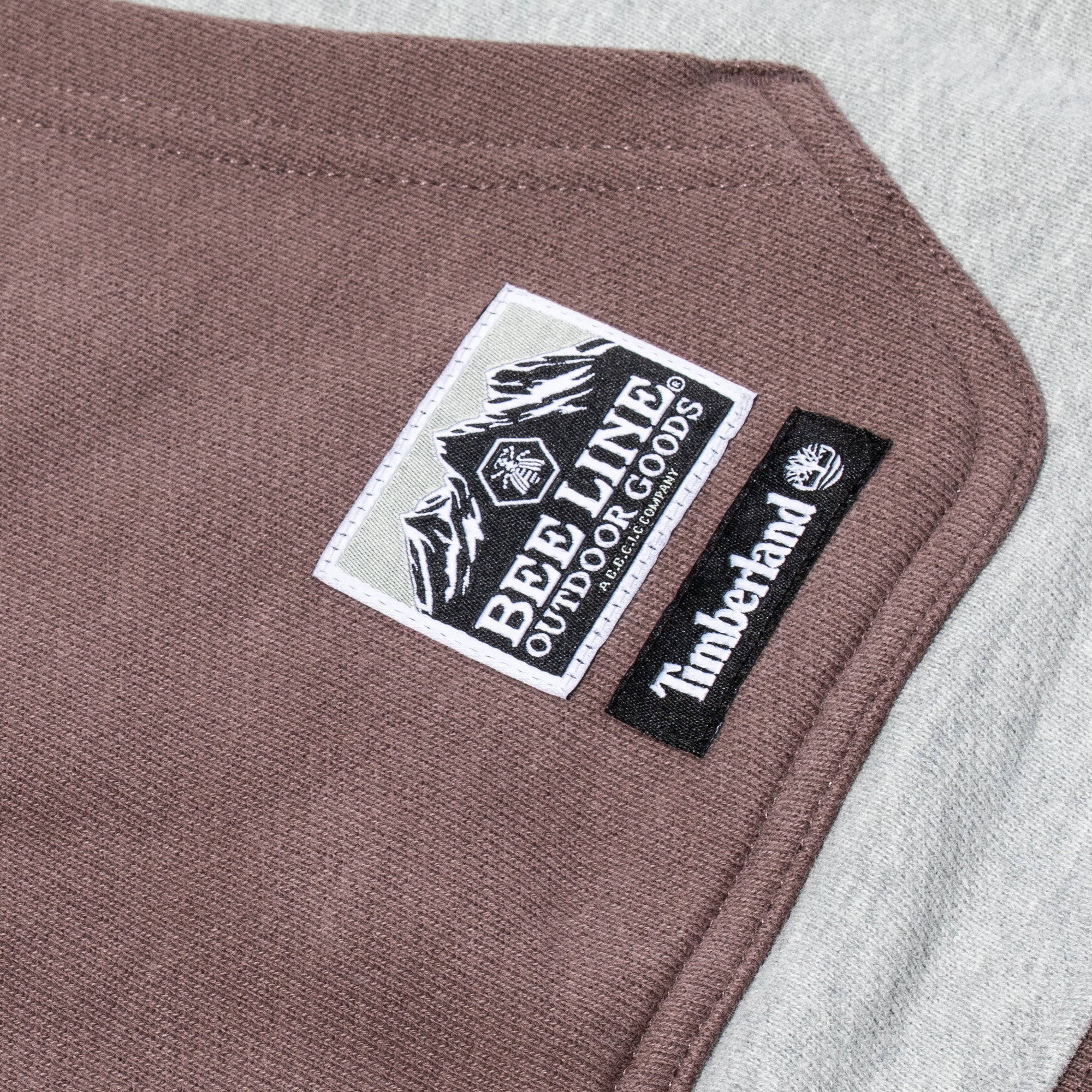 Timberland x Beeline Mens Hoodie 'M Grey Heather' - Image 3