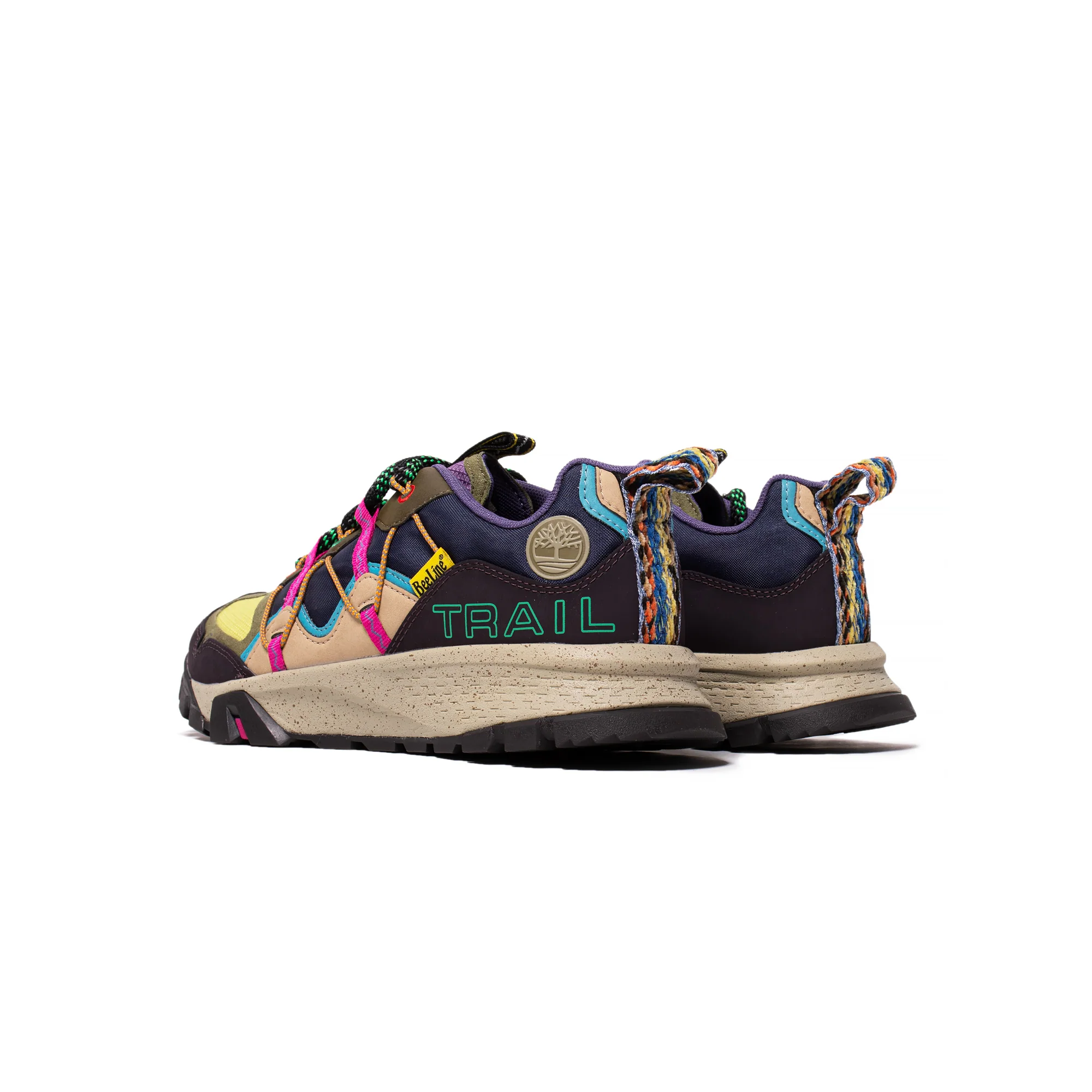 Timberland Mens Garrison Trail Low 'Dark Purple Mesh' Shoes - Image 3