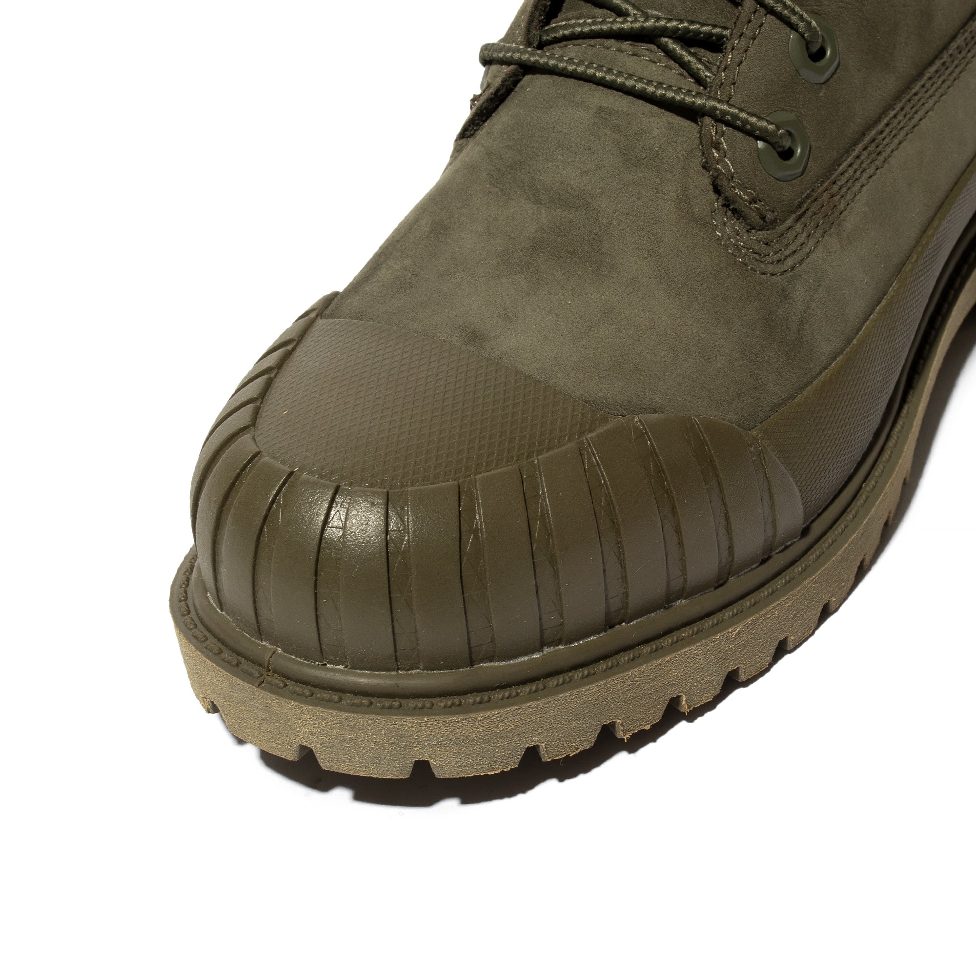 Timberland x Beeline Womens 6" Prem Rubber Toe Shoes 'DK Grn/grn' - Image 4