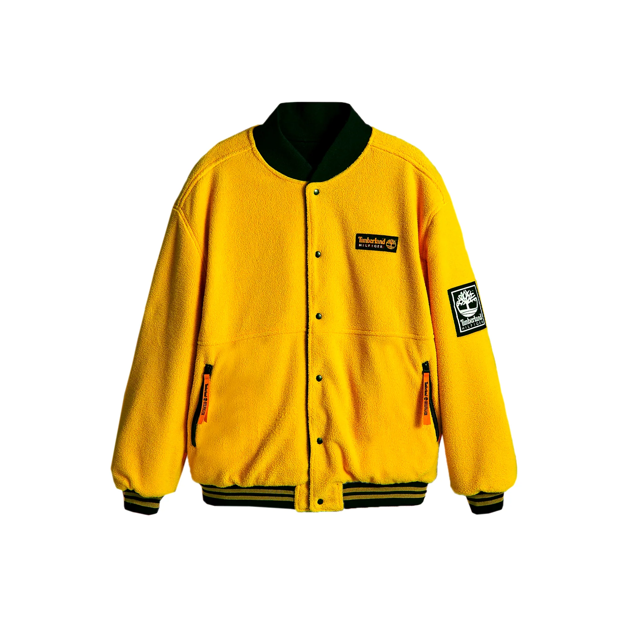 Tommy Hilfiger x Timberland Mens RM Reversible Varsity Jacket 'Desert Sky' - Image 2