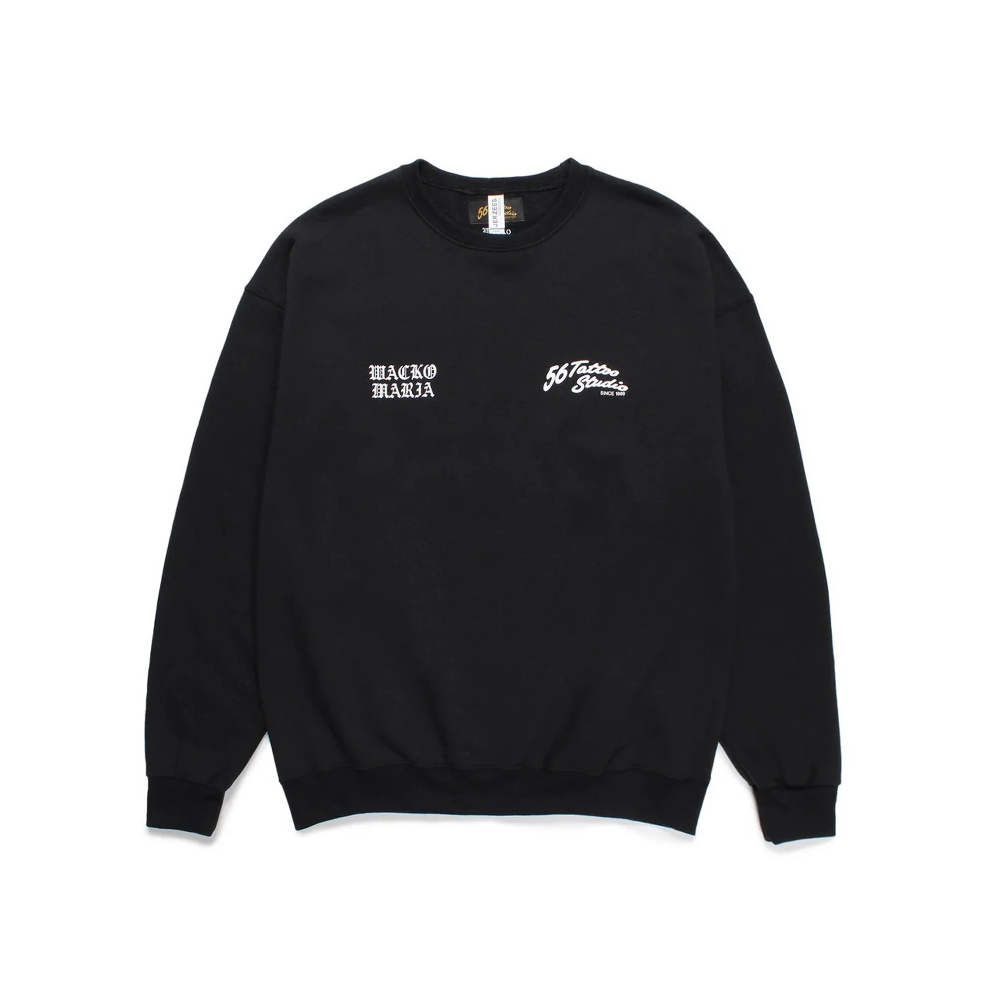 Wacko Maria Mens 56 Tattoo Studio Crewneck Sweatshirt