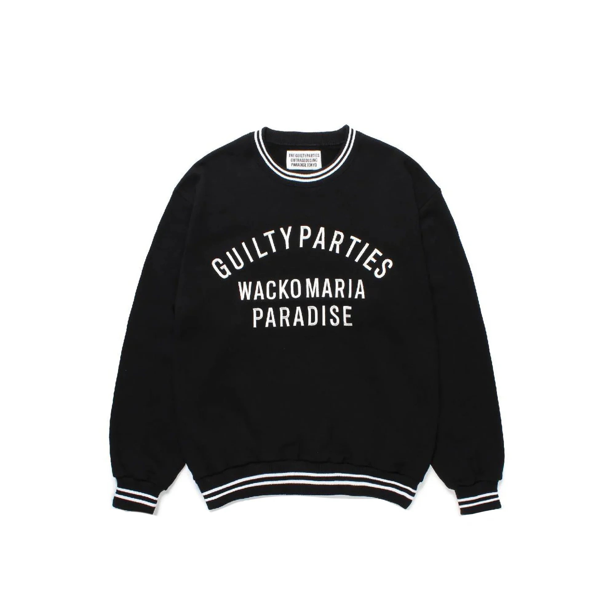 Wacko Maria Mens Middle Weight Crew Neck Sweat Shirt