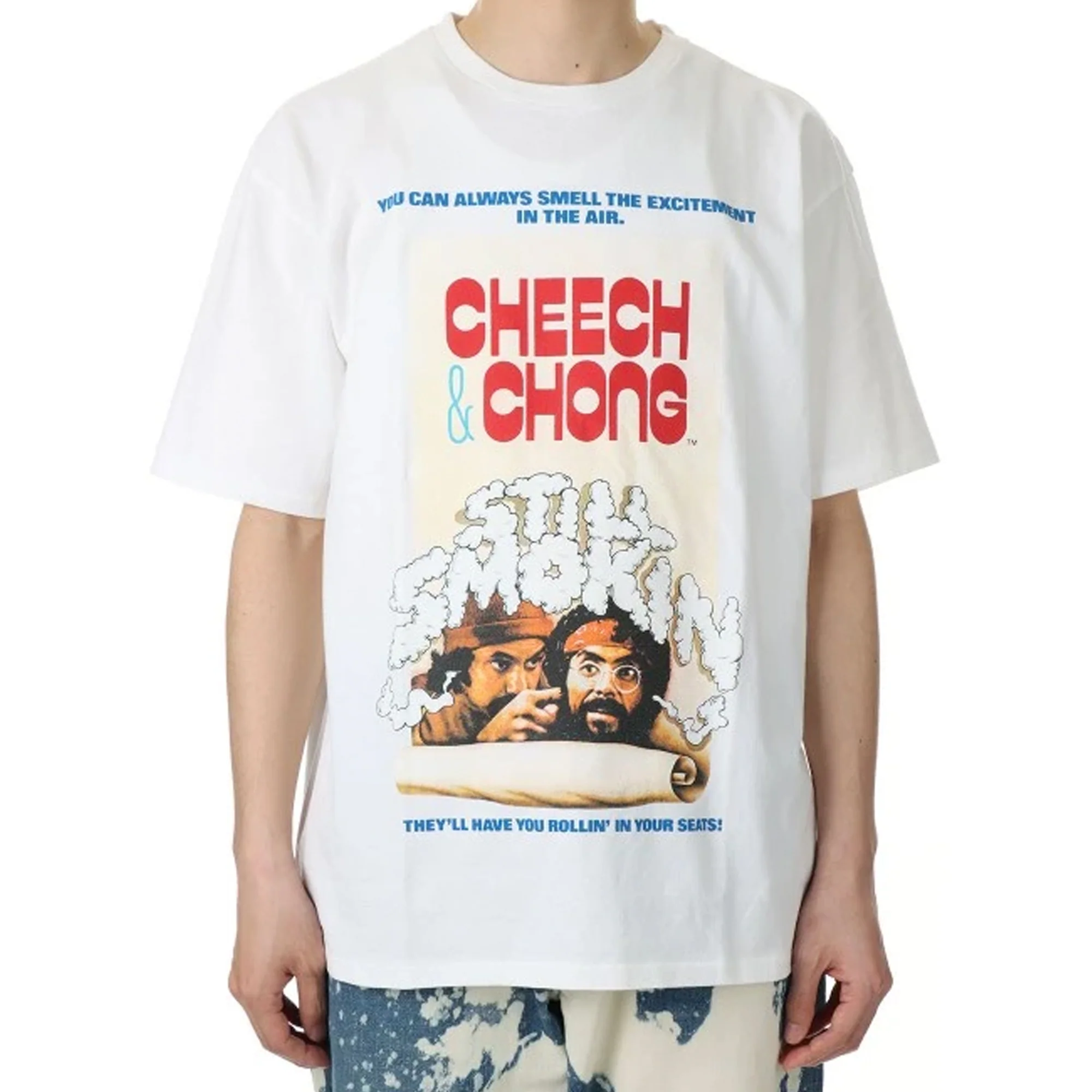 Wacko Maria Mens Still Smokin Washed Heavy Weight Tee - Image 2