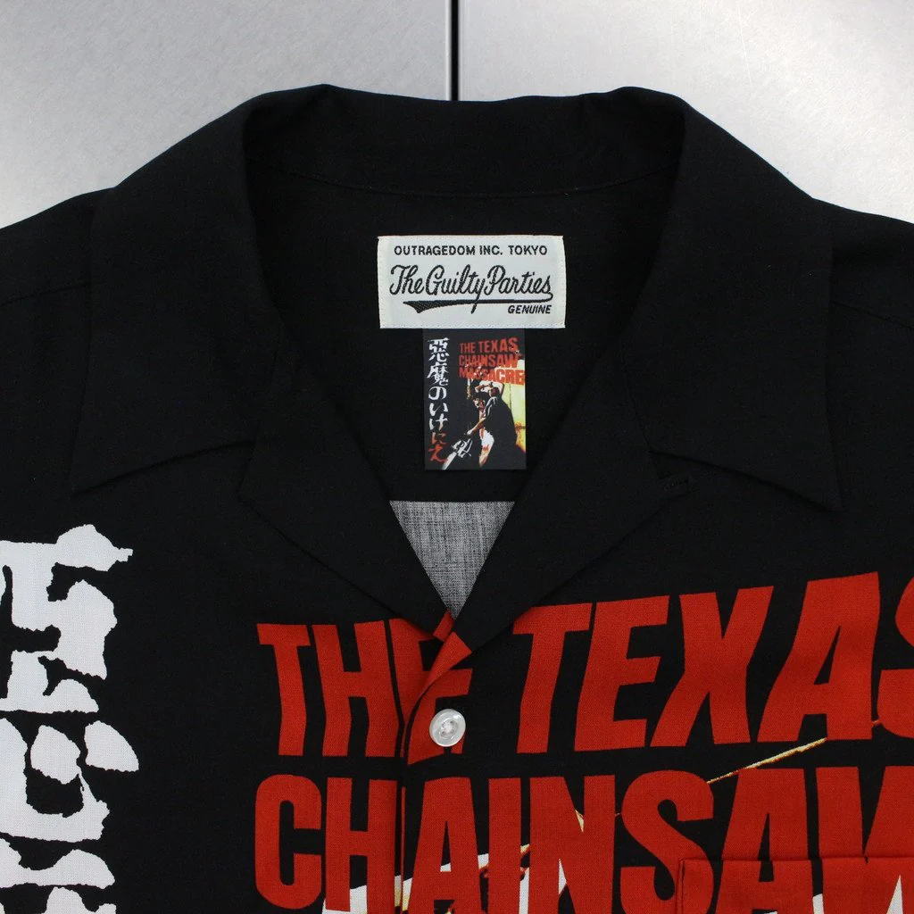 Wacko Maria Mens The Texas Chainsaw Massacre S/S Hawaiian Shirt (Type-2) - Image 2