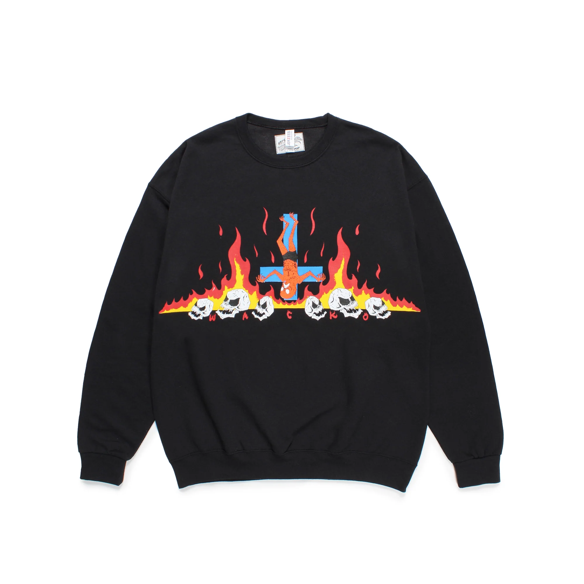 Wacko Maria x Neck Face Crew Neck Sweat Shirt Type 1