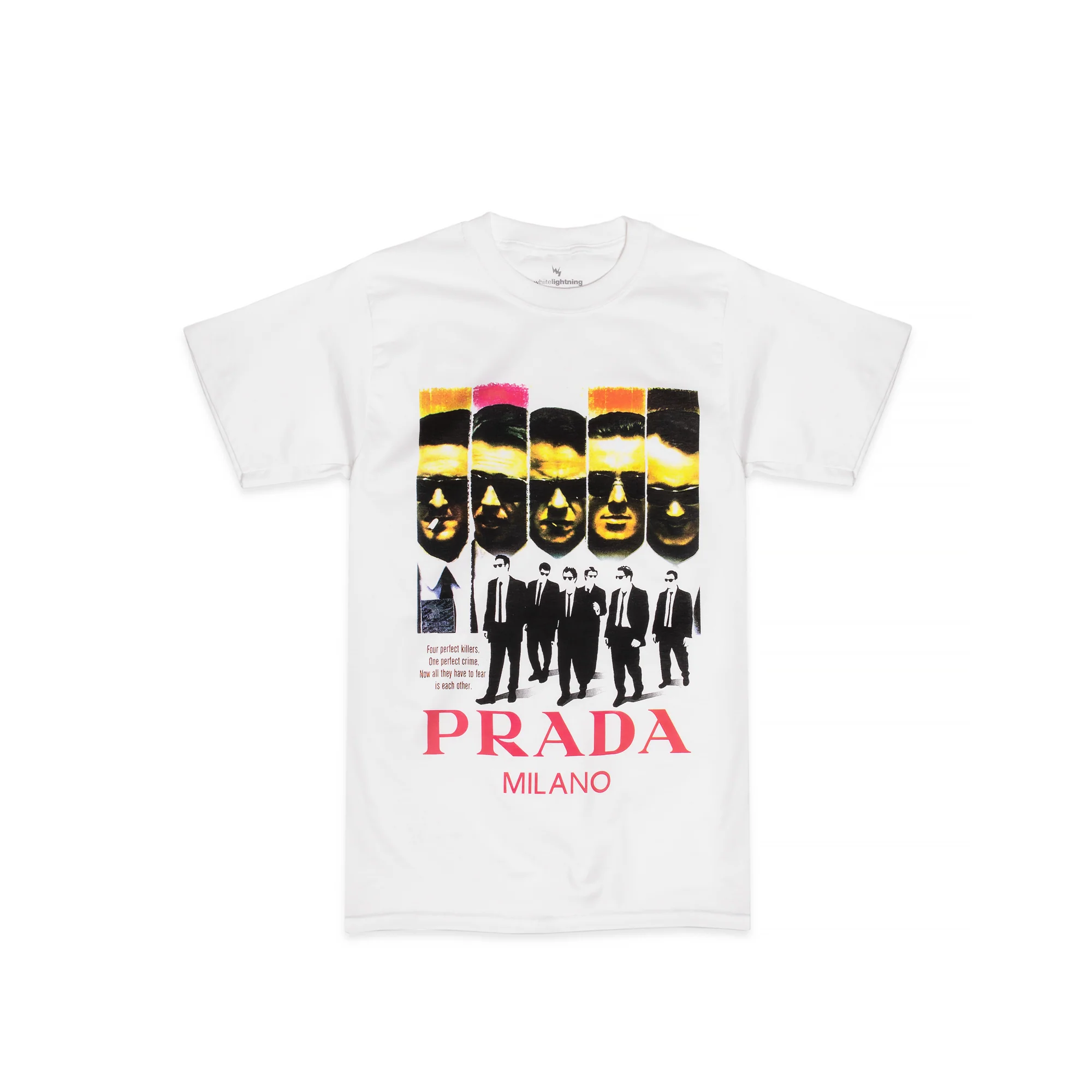 White Lightning Mens Thepreservoirdogs T-Shirt 'White' - Image 2