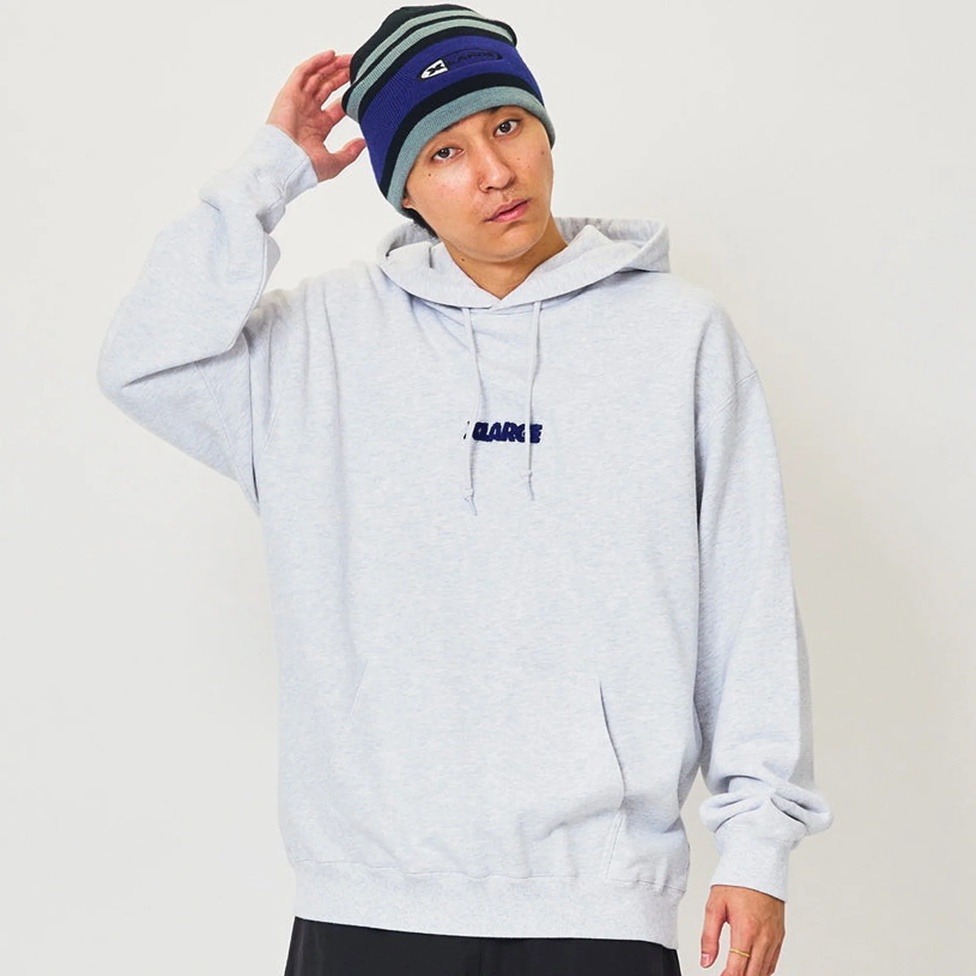 X-Large Mens Chenille Standard Logo Hoodie - Image 2